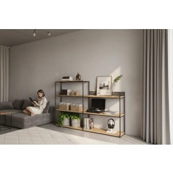 KONSOLA - REGAŁ CZARNY SKD-365